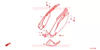 COUVERCLES LATERAUX pour Honda CRF 110 de 2022
