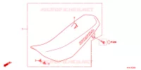 SELLE pour Honda CRF 110 de 2022