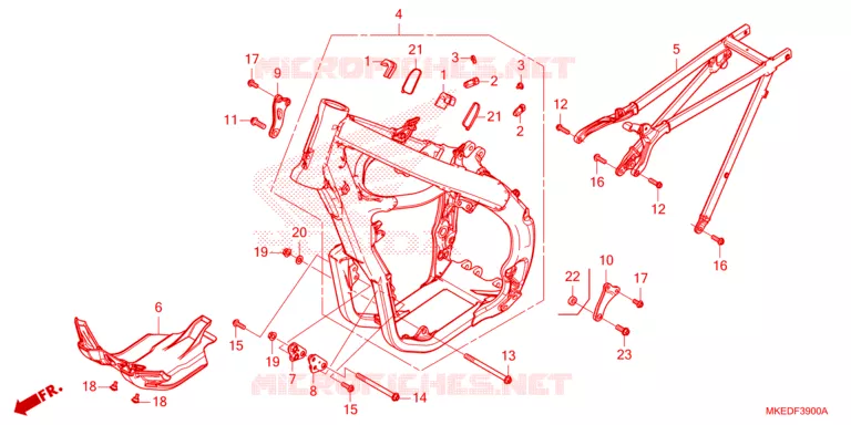 CADRE Honda MOTO 450 CRF 2023  CRF450RP