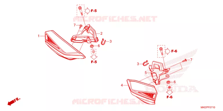 PROTEGES MAINS Honda MOTO 450 CRF 2023  CRF450RXP