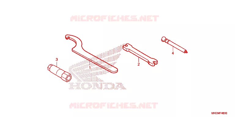 OUTIL Honda MOTO 450 CRF 2023  CRF450XP