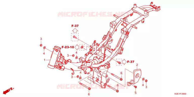 CADRE Honda MOTO 125 CT 2021  CT125AL_J