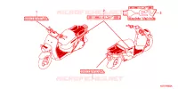 AUTOCOLLANTS pour Honda BENLY ELECTRIC II PRO WITHOUT BATTERY CHARGER de 2021