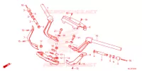 GUIDON   TE DE FOURCHE pour Honda GL 1800 GOLD WING TOUR DCT, NAVI, AIRBAG de 2023