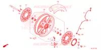 ROUE AVANT pour Honda GL 1800 GOLD WING TOUR de 2023