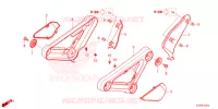 COUVERCLES LATERAUX pour Honda GROM 125 ABS de 2023