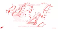 COUVERCLES LATERAUX pour Honda GROM 125 de 2023