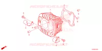 CYLINDRE pour Honda GROM 125 de 2023