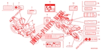 ETIQUETTE DE PRECAUTIONS pour Honda NC 750 X ABS de 2023
