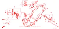 CADRE / SERRURES pour Honda LEAD 125 de 2022