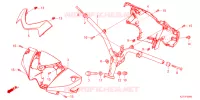 GUIDON   CARENAGE pour Honda LEAD 125 de 2022