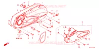 COUVERCLE GAUCHE pour Honda LEAD 125 de 2022
