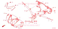 GUIDON   CARENAGE pour Honda LEAD 125 de 2022