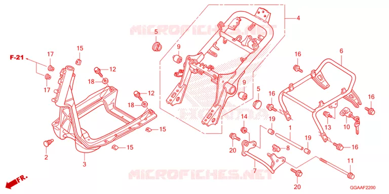 CADRE Honda SCOOTER 50 RUCKUS 2023  NPS50P