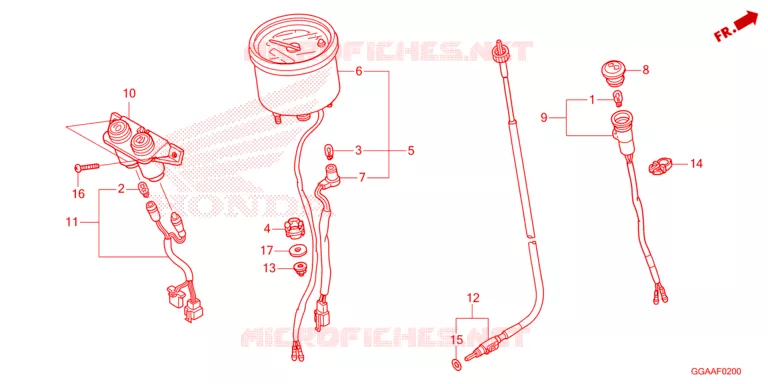 COMPTEUR Honda SCOOTER 50 RUCKUS 2023  NPS50P