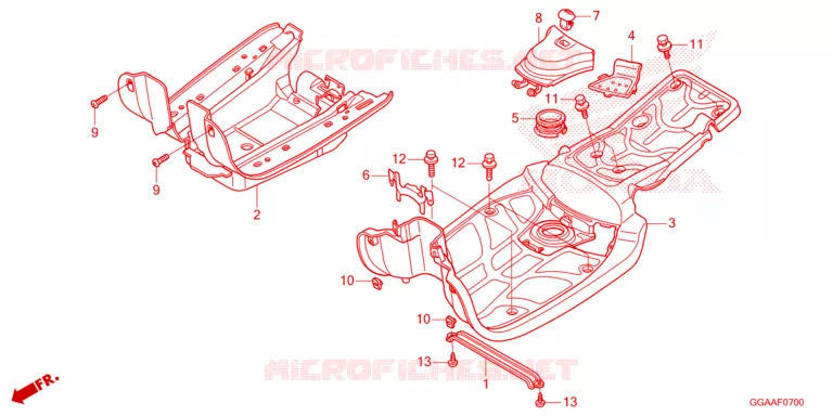 MARCHE PIEDS Honda SCOOTER 50 RUCKUS 2023  NPS50P