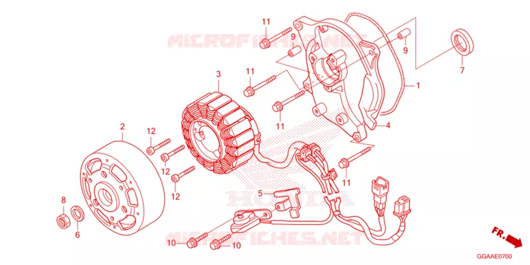 ROTOR - STATOR Honda SCOOTER 50 RUCKUS 2023  NPS50P