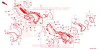 COUVERCLES LATERAUX pour Honda X ADV 750 LOWER de 2022