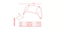 GARNITURE TOP CASE (AL) pour Honda X ADV 750 LOWER de 2022