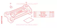 PONTET GUIDON pour Honda X ADV 750 LOWER de 2022