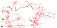 GUIDON   TE DE FOURCHE pour Honda NT 1100 de 2023
