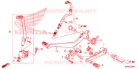 PEDALE pour Honda RS 150 R de 2022
