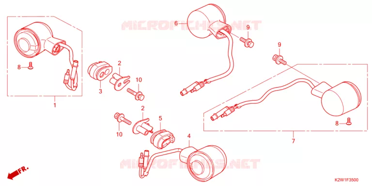 CLIGNOTANT Honda MOTO 125 DAX 2024  ST125AP