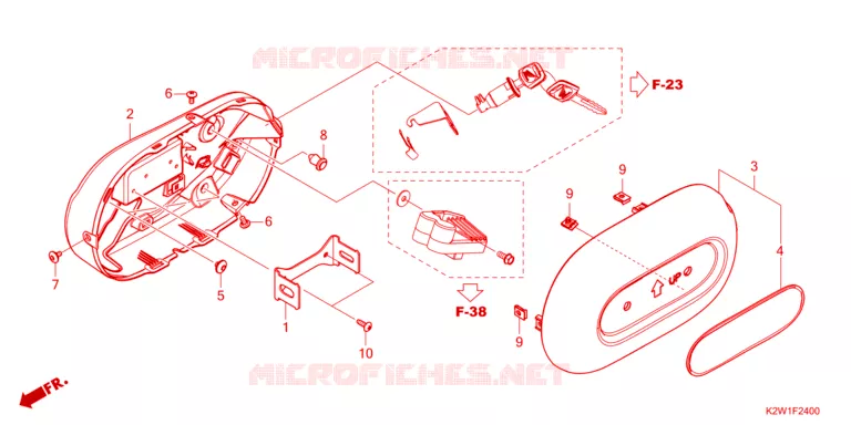 COUVERCLES LATERAUX Honda MOTO 125 DAX 2024  ST125AP