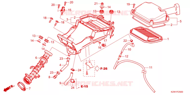 FILTRE A AIR Honda MOTO 125 DAX 2024  ST125AP