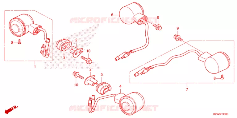 CLIGNOTANT Honda MOTO 125 DAX 2022  ST125AP