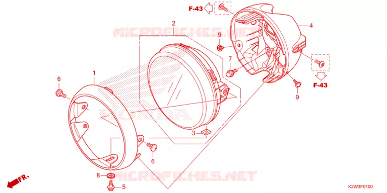 PHARE Honda MOTO 125 DAX 2024  ST125AP