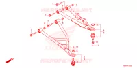 TRIANGLES AVANT pour Honda PIONEER 1000 M3 DELUXE de 2022