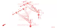 TRIANGLES AVANT pour Honda PIONEER 1000 M5 DELUXE de 2022