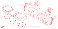 SELLE AVANT pour Honda PIONEER 1000-6 DELUXE CREW de 2023