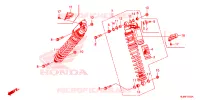 AMORTISSEUR AVANT pour Honda TALON 1000 R de 2022