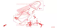 SELLE pour Honda AFRICA TWIN 1000 DCT RED de 2016