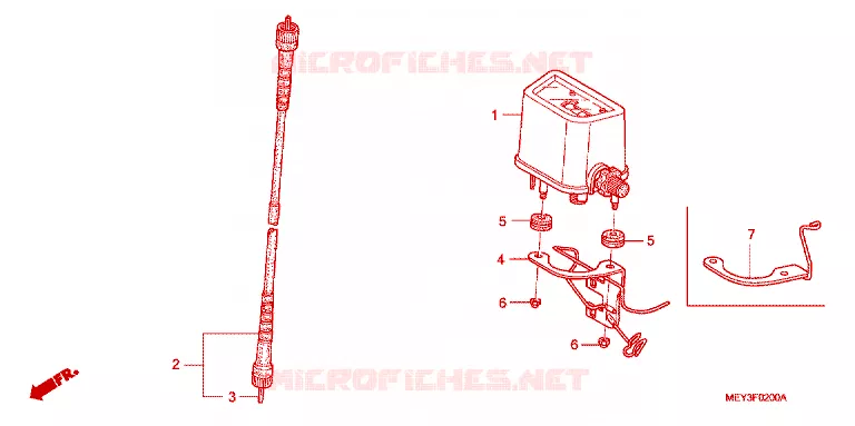 COMPTEUR Honda MOTO 450 CRF 2009  CRF450X9