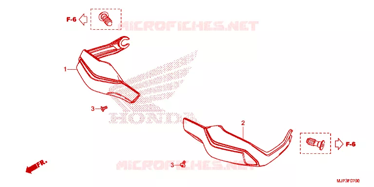 PROTEGES MAINS Honda MOTO 1000 AFRICA-TWIN 2016  CRF1000DG