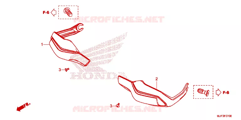 PROTEGES MAINS Honda MOTO 1000 AFRICA-TWIN 2016  CRF1000DG