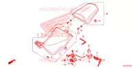 SELLE pour Honda AFRICA TWIN 1000 ABS de 2016