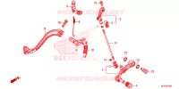 PEDALE pour Honda AFRICA TWIN 1000 ABS de 2016