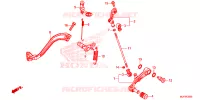 PEDALE pour Honda AFRICA TWIN 1000 ABS de 2016