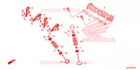 ARBRE A CAMES   SOUPAPE pour Honda AFRICA TWIN 1000 DCT WHITE de 2016
