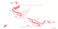 PROTEGES MAINS pour Honda AFRICA TWIN 1000 DCT WHITE de 2016