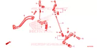 PEDALE pour Honda AFRICA TWIN 1000 de 2016