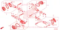 CLIGNOTANT pour Honda AFRICA TWIN 1000 WHITE de 2016