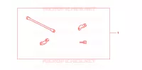 BARRE DE RENFORT DE GUIDON pour Honda XL 1000 VARADERO de 2004