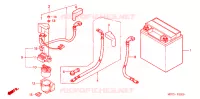 BATTERIE pour Honda XL 1000 VARADERO de 2004