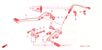 PEDALE pour Honda XL 1000 VARADERO de 2004