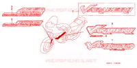 MARQUE  pour Honda XL 1000 VARADERO de 2004
